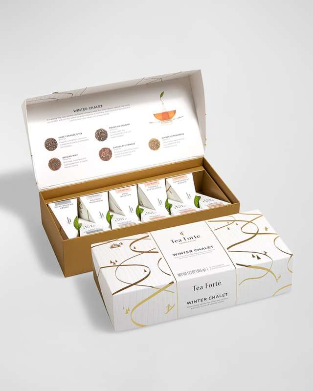 Winter Chalet Petite Presentation Box, 10 Infusers